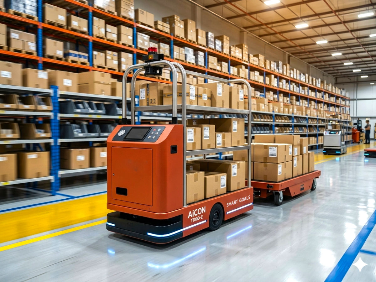 AICON : AGV Robot Manufacturer and AMR Solutions